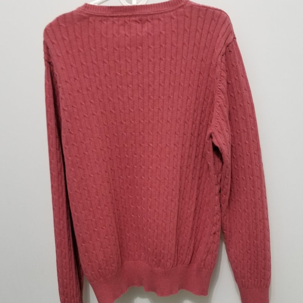 Kim Rogers women's L cable knit sweater - Picture 4 of 4